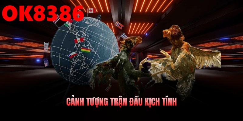 Cảnh tượng trận đấu kịch tính